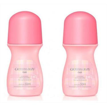 Imagem de Kit c/2 desodorantes roll on giovanna baby classic 50ml