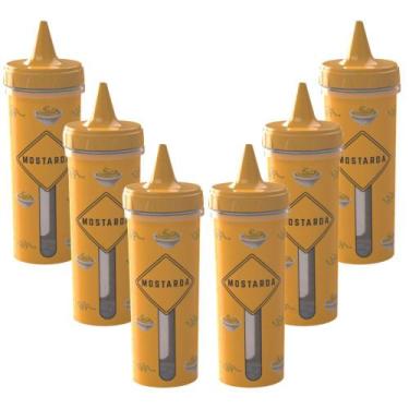 Imagem de Bisnaga de mostarda 250ml com 6 unidades Plasutil ref.8707