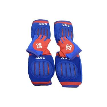 Imagem de Kit Proteção Infantil Para Crianças Cotoveleira Joelheira Luvas Patins