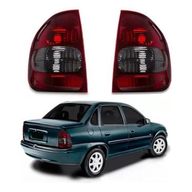 Imagem de Par Lanterna Traseira Fume Corsa Sedan 1.0 1999 A 2002 - RF