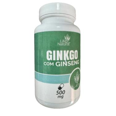 Imagem de Ginkgo Biloba com Ginseng - Life Natural - 60 Cápsulas