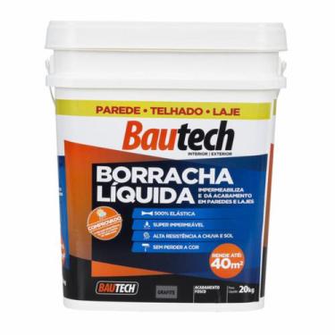 Imagem de Borracha Líquida Impermeabilizante Branco 20kg Bautech