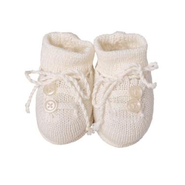 Imagem de Sapatinho bebê 2 botões - Off white - NN, Off white, Único
