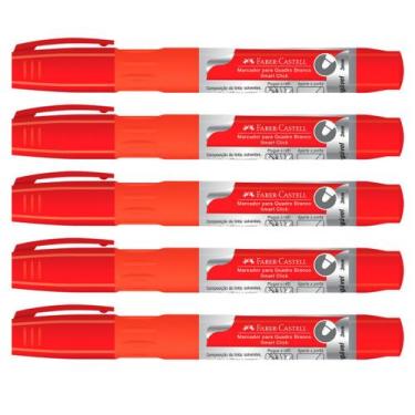 Imagem de Marcador Quadro Branco Recarregável Faber Castell Caneta Kit - Faber-C