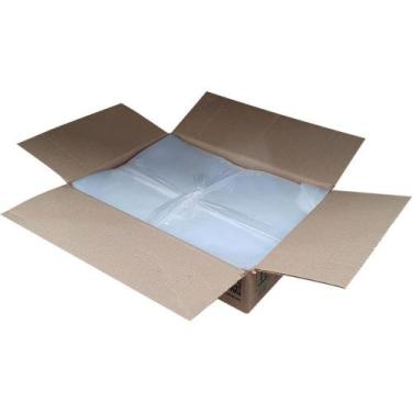 Imagem de Envelope plastico oficio 4furos fino 0,06mm cx.c/1000 acp