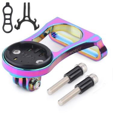 Imagem de Dymoece Suporte de bicicleta para Wahoo Elemnt compatível com vários computadores Wahoo Suporte de guidão frontal externo com adaptador de luz para Wahoo Elemnt, Elemnt Bolt, Elemnt Mini, Elemnt Roam