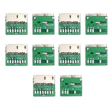 Imagem de NFHK 10 peças Micro USB 3.0 10 pinos fêmea tomada tipo SMT com PCB para disco USB DIY OEM