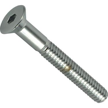 Imagem de Hard-to-Find Fastener 014973438463 Parafusos de tampa de soquete plano, 1/4-20 x 2, peça-5
