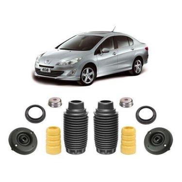 Imagem de 2 Kit Batente Coxim Dianteiro Peugeot 408 2011 2012 2013 14 - QualyKit