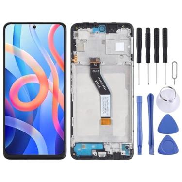 Imagem de tela Material IPS Original Screen LCD e Digitalizer Montagem completa com quadro para Xiaomi Redmi Nota 11 (China) 21091116AC / POCO M4 Pro 5G 21091116AG, MZB0BGVIN / Redmi Note 11s 5G 5G substituição