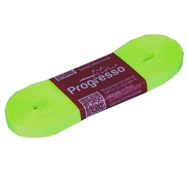Imagem de Fita Gorgurão Progresso 7mm nº1 - 10m Cor 280 Verde Cítrico - 01 unida