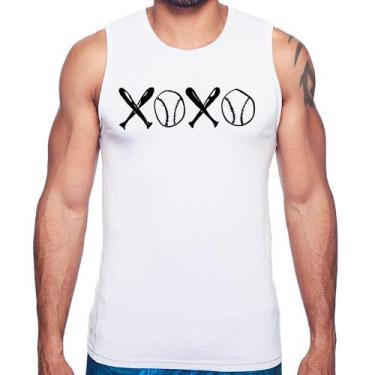 Imagem de Regata Xoxo Baseball - Foca na Moda, Branco, P
