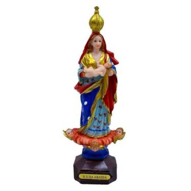 Imagem de Nossa Senhora Da Abadia 22cm - Decoração Enfeite Resina - Taimes