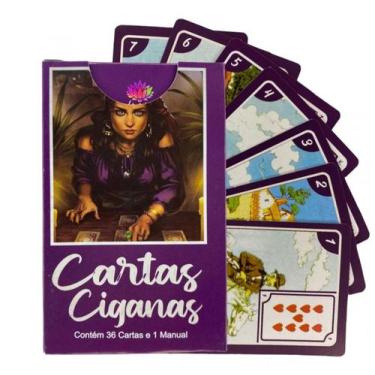 Imagem de Taro Cartas Ciganas com 36 cartas + Manual Explicativo - Flash