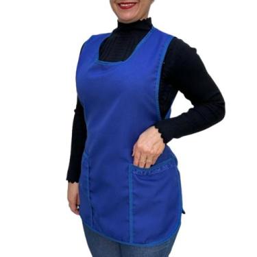 Imagem de Kit 10 pçs Bata Avental professora varias cores - Armarinho Neves, Azu