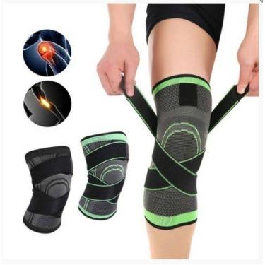 Imagem de Joelheira Tensor Protetora Joelho Ciclismo Atletismo Esporte - oem