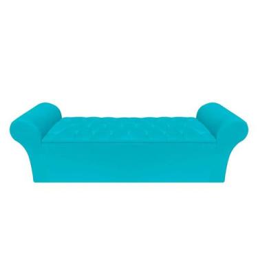 Imagem de Recamier Baú Calçadeira Chaise Quarto King 195cm Madrid - Mance Decor,