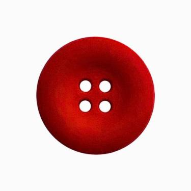 Imagem de Kit 10 Peças aplique Emborrachado Botão Vermelho - RAE