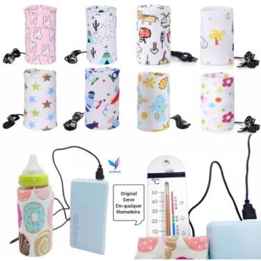 Imagem de Aquecedor Portátil para mamadeira Passeios USB  - SMALL BABY, DINOSSAU