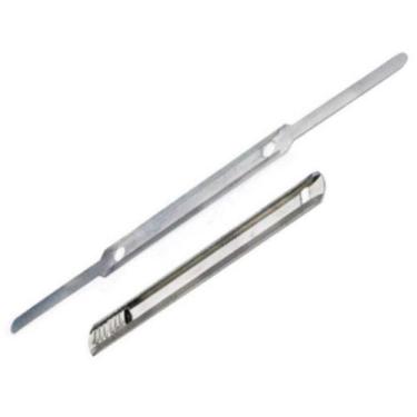 Imagem de Grampo Trilho Metal Caixa Com 50 Unidades Bacchi