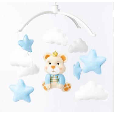 Imagem de Mobile Berço Bebe Musical E Giratório urso principe - pequeninos