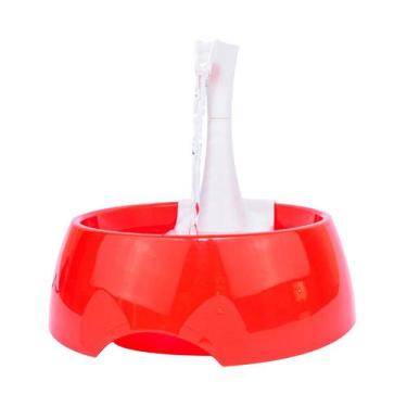 Imagem de Fonte Amicus Bebedouro Aqua First Vermelha para Cães e Gatos