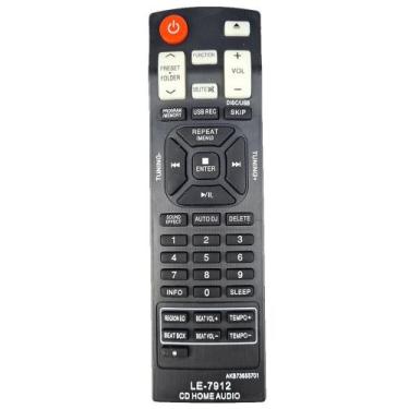 Imagem de Controle Remoto Para Som Mini System LE-7912 - LELONG