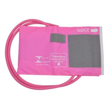 Imagem de Braçadeira Com Manguito Para Esfigmomanômetro Premium, Rosa