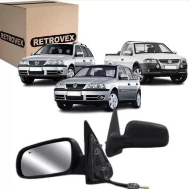 Imagem de Par Retrovisor Gol Parati 4 Portas Saveiro G3 G4 C/controle RX1118 RX1