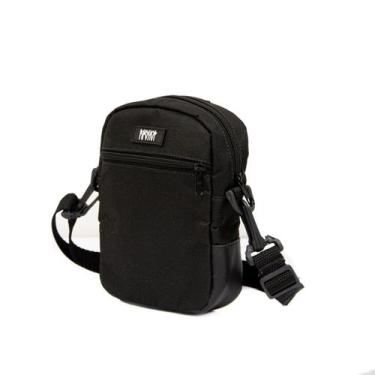 Imagem de Bolsa Shoulder Bag Transversal Masculina E Feminina - RFSHOP, Preto
