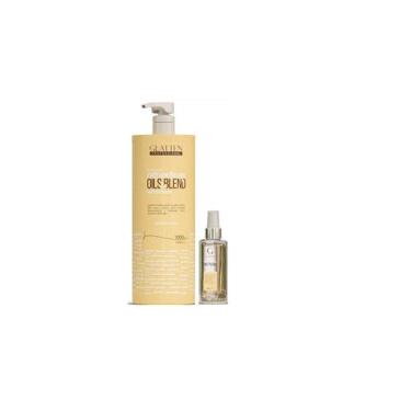 Imagem de Glatten Extraordinary Oils & Blend Shampoo 1 L e Sérum