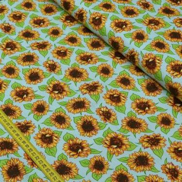 Imagem de Tecido Estampado para Patchwork - Girassóis Cor 2267 (0,50x1,40) - CÍR