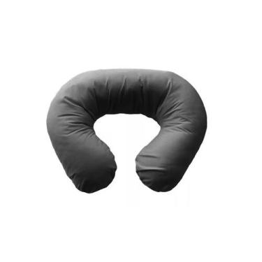 Imagem de Almofada de Amamentação Formato U  Happy Line, Cinza