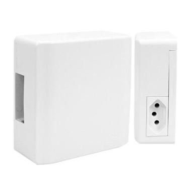 Imagem de Caixa Sobrepor Ar Condicionado Disjuntor + Tomada 20A Ilumi