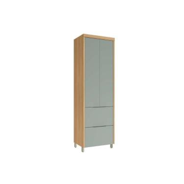 Imagem de Módulo Cozinha Nesher Marquesa Paneleiro C- 2 Portas E 2 Gavetas 70cm Nature-verde - Nesher