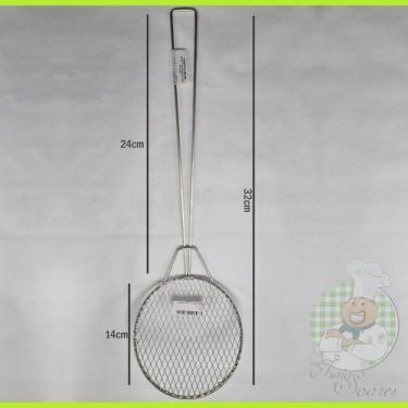 Imagem de Escumadeira Aramada para Fritura 14cm-Work Pizza - WORKPIZZA