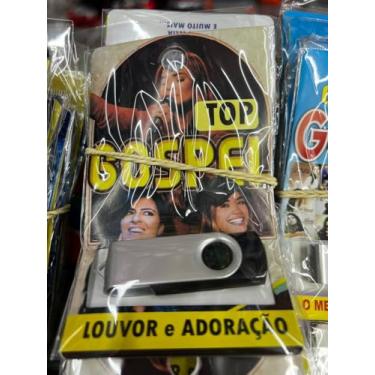 Imagem de pen drive com musicas gravadas diversas pendrive gravado generos TOP GOSPEL