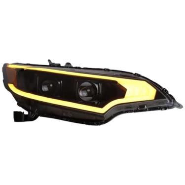 Imagem de Farol de carro estilo compatível com farol de LED Jazz Fit 2014-2018 pisca LED DRL lente dupla Hid Bi Xenon acessórios automotivos