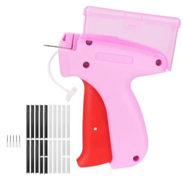 Imagem de Pistola fina costurada para roupas - Fixador rápido de roupas - Mini pistola de etiquetagem de costura com caixa de armazenamento - Inclui 6 agulhas, 1000 fixadores pretos e 1000 fixadores brancos