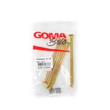 Imagem de Kit Parafuso Chipboard Goma 6 x 100 mm com 4 Peças
