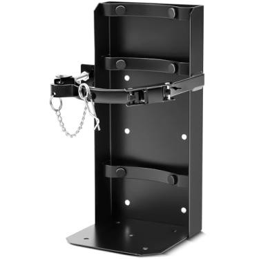 Imagem de Zonon Suporte de extintor de incêndio resistente de 13,6 kg, suporte de parede de metal para caminhão de carro doméstico, extintor de incêndio pequeno, médio e pequeno, preto (1 peça)