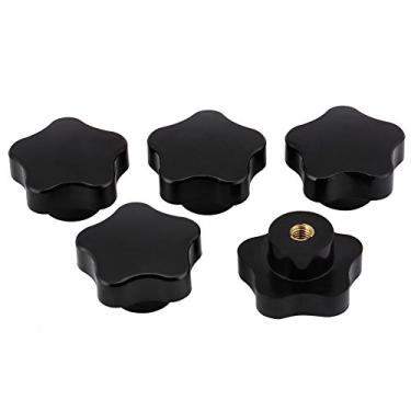 Imagem de Maçaneta de Forma de Forma de Plástico Preto M8, Aderência Confortável, Todas As Máquinas -ferramentas, Botão de Trator Universal 5pcs Com Alça Com Alça