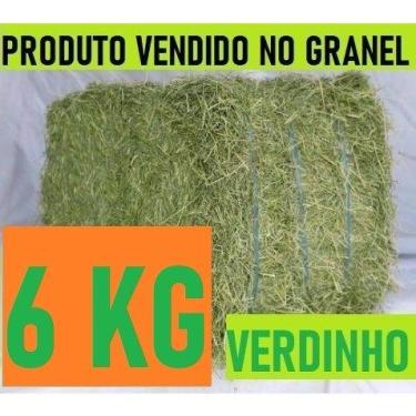 Imagem de 6 KG Feno Tifton 85 Verdinho Para Porquinho da India, Coelho E Roedore