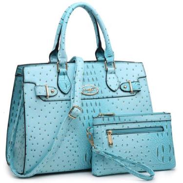 Imagem de Bolsa de ombro feminina Dasein Sacola com carteira