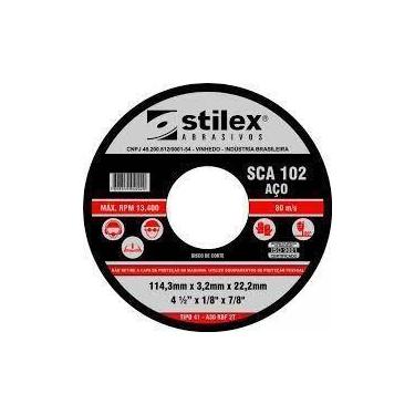 Imagem de Disco de corte p/ aco master/itambe/stilex 9 x 1/8 - STILEX ABRASIVOS