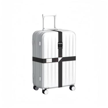 Imagem de Correias de bagagem com fivela de liberação rápida alça utilitária malas ultra longas alças de bagagem resistentes cintos de viagem ajustáveis para segurança de carga cintos de alça de bagagem