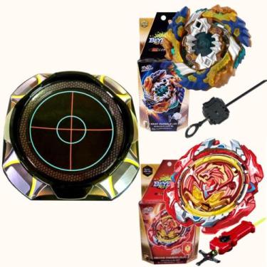Imagem de Beyblades Geist Fafnir Vs Revive Phoenix - Arena GT - Top Gyro