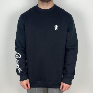 Imagem de Moletom Grizzly Mini Bear Script Crewneck-Masculino