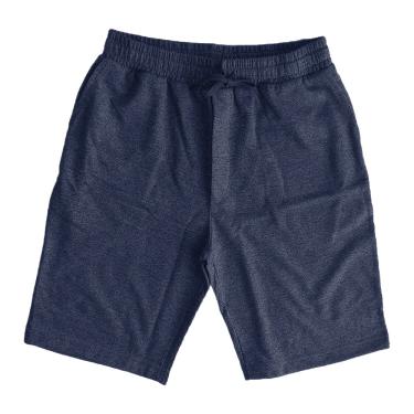 Imagem de BERMUDA MASCULINA EM TECIDO MOLETINHO LISO, COR MARINHO, MARCA BASIC +, TAMANHO M