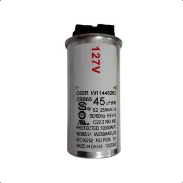 Imagem de Capacitor Lavadora Brastemp Consul 110 Volts 45uf BWK12A9BNA
